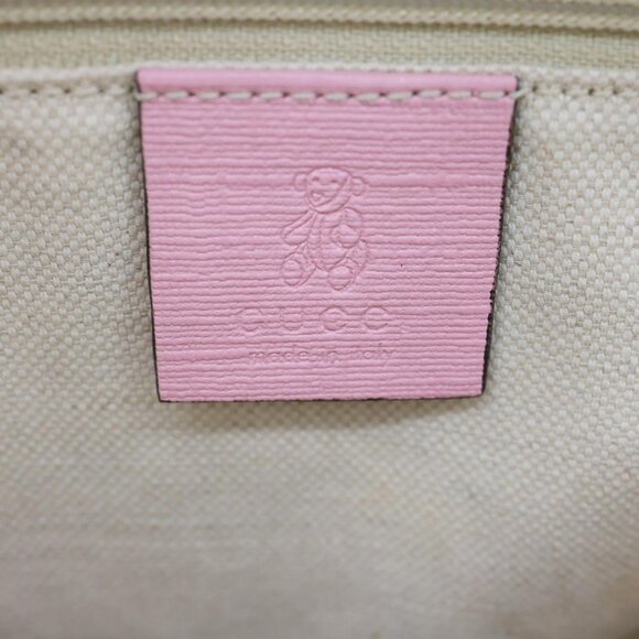 Gucci  Striped Kids GG Supreme Canvas Backpack Pink 271327 main image 4